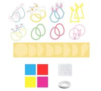 Drawing Paper Ornaments - Window Art | Translucent Activity Paper For Glass Window Decoration, Portable Crafts Supplies For Boys And Girls, DIY Sun-Catcher Art For Home; Perfect For School Projects