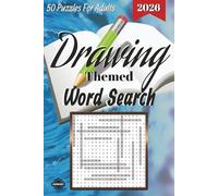 Drawing Themed Terms Words Search For Seniors: 50 Puzzles W/ Solutions, Art and Design Inspired, 6" X 9", Relax While Learning
