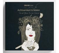 DraWmee - Livre de coloriage de luxe pour adulte - Livre de coloriage élégant avec animaux, fleurs, portraits et affirmations positives - Mandalas pour adultes - Relaxation et pleine conscience