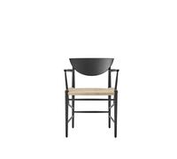 Drawn HM4 Chaise de Table à Manger M. Accoudoirs Chêne Noir