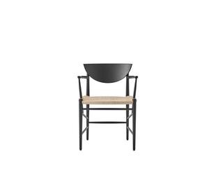 Drawn HM4 Chaise de Table à Manger M. Accoudoirs Chêne Noir