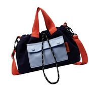 Drawschnell Sac à bandoulière pour femmes Sac à bandoulière en toile Sac à bandoulière Tendance Style coréen Sac messager pour femmes Seau à bandoulière simple Épaule Draw String pour tout le monde, c