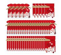 Drawstring Bags - 5.91 × 9.06 In 50 Pieces Christmas Drawstring Pouches, Festive Holiday Party Favor Bags, Wrapping Goody Pouch | For Adults Lovers Family Friends Boys Decoration Accessories