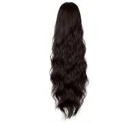 Drawstring Ponytail Hair Extensions for Women,Long Curly Wavy Pony Tail Synthetic Hairpiece for Daily Use Hair Extension for Daily Use(Light Brown,30inch)
