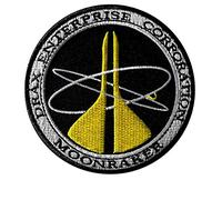 Drax Enterprise Moonraker Blanket etc. Écusson Patch en fer brodé sur accessoire