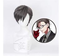 DRB Division Rap bataille hypnose MIC lapin JYUTO IRUMA perruque courte Cosplay Costume hommes résistant à la chaleur synthétique cheveux perruques KUQX6197