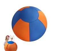 Drbrrly Balle Interactive Ultra-Résistante, Ballon pour Chien Interactif Grande Taille - Stimule L'instinct de Poursuite, Ballon d'activité ludique avec Pompe Incluses pour Chien Actif (B, 45c)