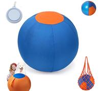 Drbrrly Balle Interactive Ultra-Résistante, Ballon pour Chien Interactif Grande Taille - Stimule L'instinct de Poursuite, Ballon d'activité ludique avec Pompe Incluses pour Chien Actif (C, 45c)