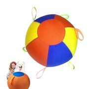 Drbrrly Balle Interactive Ultra-Résistante, Ballon pour Chien Interactif Grande Taille - Stimule L'instinct de Poursuite, Ballon d'activité ludique avec Pompe Incluses pour Chien Actif (A, 55c)
