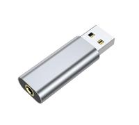 drburpily Adaptateur Audio Flexible USB vers Carte Son Externe 5 mm simplifie la connectivité avec Les Ordinateurs Portables, écouteurs et Haut-parleurs, Carte Son Externe