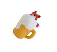 drburpily Adorable Peluche bière, Coussin Doux, Jouet idéal pour accompagner bébé dans Son Sommeil, Oreiller en Peluche Amusant pour Les garçons et Les Filles, Coussin Animal,
