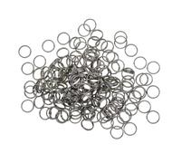 drburpily Anneaux brisés résistants pour porte-clés, fermoirs et crochets pour la création de bijoux. Organisez vos clés et cartes facilement et sans souci. Connecteurs pour porte-clés et création de