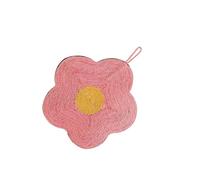 drburpily Arbre à Chat interactif avec griffoir Mural en Carton. Ce Joli griffoir en Forme de Poteau à griffer est doté d'un Crochet Qui ne Laisse Pas de Traces.