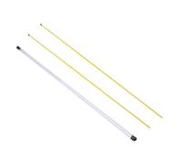 drburpily Bâton d'alignement de Golf, Tige d'entraînement au Swing : Outil Essentiel pour enseigner Les Bonnes Techniques et la pour Bonne Posture de Swing. Correcteur et, Jaune, 100 cm