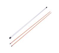 drburpily Bâton d'alignement de Golf, Tige d'entraînement au Swing : Outil Essentiel pour enseigner Les Bonnes Techniques et la pour Bonne Posture de Swing. Correcteur et, Orange, 100 cm