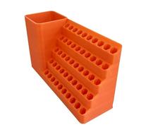 drburpily Boîte de Rangement Verticale pour Embouts, Gain de Place et Rangement Facile des Tournevis. Organiseur pour clés Allen et Embouts Tournevis hexagonaux, 50 Trous