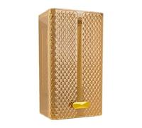 drburpily Boîte distributrice de mouchoirs en papier haut de gamme, élégante et décorative pour la salle de bain la cuisine, Jaune, 21.5 x 12.5 x 10.2 cm