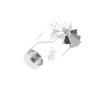 drburpily Bougeoir à thé Celestial Light pour une douce lueur, bougeoir rotatif en métal pour dîner, fête, etc, Angle, 4.4 x 13 cm