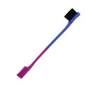 drburpily Brosse à sourcils, peigne, brosse de coiffage, outils de maquillage et de soin pour femmes et filles, bleu et violet