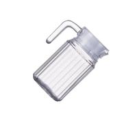 drburpily Carafe à eau froide de 500 ml avec couvercle, idéale pour la maison et le bureau. Ces carafes en plastique contiennent un pichet et sont parfaites pour les jus, Bouilloire rayée 500 ml