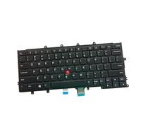 drburpily Clavier de Remplacement Anglais Point Direct, pièces de Rechange, Clavier Noir pour Ordinateur Portable X240, X240S, X250, X260 et X270. Accessoires Inclus.