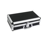 drburpily Coffret à Outils à Main Personnalisable, boîte de Rangement Robuste conçue pour Une Performance et Un Rangement optimaux des et équipements, Noir et argenté, 30 x 17 x 9.5 cm