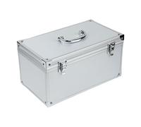 drburpily Coffret à Outils à Main Personnalisable, boîte de Rangement Robuste conçue pour Une Performance et Un Rangement optimaux des et équipements, Noir et argenté, 30 x 17 x 16 cm