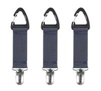 drburpily Coffret de voyage 3 pièces. Chapeau et accessoire robuste et élégant. Idéal pour les voyages et les croisières. Magnétique puissant pour accessoires de la famille, bleu roi, Taille unique