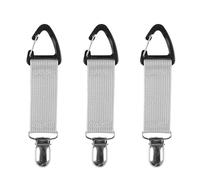 drburpily Coffret de voyage 3 pièces. Chapeau et accessoire robuste et élégant. Idéal pour les voyages et les croisières. Magnétique puissant pour accessoires de la famille, Gris, Taille unique