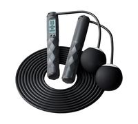 drburpily Corde à Sauter de Fitness avec Compteur numérique et sans Fil réglable, idéale pour Tous (Femmes, Hommes, Enfants) en intérieur et extérieur.