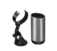 drburpily Désembueur/dégivreur portable et efficace pour voiture, avec ventouse, double réglage de température, débit d'air et système de ventilation