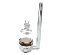 drburpily Diffuseur d'oxygène Multifonctionnel à Charbon Actif pour Aquarium. Génération de Bulles d'air Haute densité pour optimiser l'environnement de l'aquarium, Clair, 20x70mm