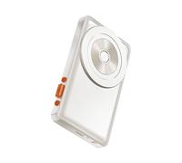 drburpily Écran de téléphone en métal Haut de Gamme pour Une Image Claire, Newmowa Phone Vlog Selfie Formonitor Fforscreen en Alliage d'aluminium, Beige