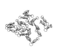 drburpily Émerillons à Billes Haute résistance répondant pour aux Normes de résistance Les Plus exigeantes pour Les pêcheurs Professionnels. Anneau brisé à Chaque, Argent, 4#