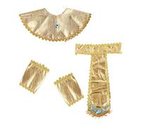 drburpily Ensemble de Collier et Ceinture de Costume inspiré du Pharaon, Accessoires déguisement égyptien, Tenue pour Homme, 1 Ceinture égyptienne, Accessoires Costume, Collier