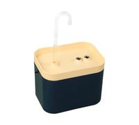 drburpily Fontaine d'eau sans Fil pour Chat, Durable et Durable, pour assurant Que Le Chat Reste hydraté, Facile à Nettoyer, ABS, Grande capacité d'eau, Bleu Jaune 1