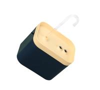 drburpily Fontaine d'eau sans Fil pour Chat, Durable et Durable, pour assurant Que Le Chat Reste hydraté, Facile à Nettoyer, ABS, Grande capacité d'eau, Bleu Jaune 2