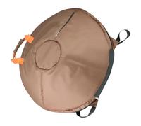 drburpily Housse de à main de qualité supérieure, conçue pour un confort et une durabilité optimaux. Convient à Pour tous les tambours main jusqu' 22 pouces. Languettes en, brun, Diamètre 56 cm