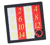 drburpily Jeu de Puzzle Coulissant à Chiffres Portable, Un Jeu de Voyage Amusant et créatif Qui développe Les compétences et la résolution problèmes des Enfants, idéal pour Les Voyages.