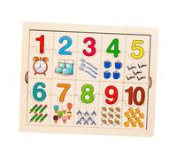 drburpily Jeu de Puzzle numérique pour Apprendre à Compter et développer Les compétences en mathématiques des Jeunes Enfants.