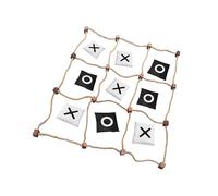 drburpily Jeu d'échecs éducatif d'extérieur XO - Jouets interactifs pour enfants et familles - Défis passionnants - Créer des souvenirs inoubliables en famille - Jeu de puzzle intelligent pour enfants