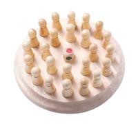 drburpily Jeu d'échecs Memory Matchstick Plus - Jeu de Puzzle éducatif en Bois encourageant Le d'équipe et la réflexion stratégique chez Les Enfants