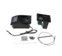 drburpily Kit complet de Pour micro pour guitare acoustique avec écran LCD, boutons de contrôle de volume 4 bandes, basses, médiums, aigus, préampli, égaliseur, égaliseur de