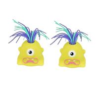 drburpily Lot de 2 Gadgets Anti-Stress Amusants à Tirer. Créez Un cri différent, avec Un Gameplay adapté pour aux Enfants et pour aux Seniors, Jaune