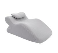 drburpily Lot de 2 oreillers lavables pour Une Relaxation Profonde, avec Soutien Cervical. Doux, Confortable et résistant, il épouse Les Courbes du Corps, Gris