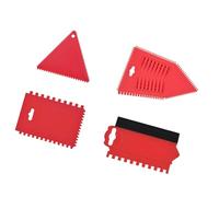 drburpily Lot de 4 petits grattoirs à peinture, mastics époxy de qualité supérieure, outil pâte à reboucher, petit grattoir peinture, mastics époxy