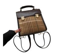 drburpily Mini Sac à imperméable pour Femme Fashion City, Multifonctionnel, Petit, Tendance, Polyvalent, Grande capacité, pour l'école, Kaki