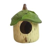 drburpily Nichoir décoratif pour Jardin, abri à Oiseaux de Style Charmant, idée Cadeau créative à Suspendre pour l'extérieur, Contre la Pluie, décoration