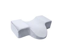drburpily Oreiller cervical de beauté professionnel, taie d'oreiller en velours en forme de U pour plus de confort pendant la greffe de cils, l'oreiller, Gris, 50x32x12cm