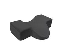drburpily Oreiller cervical de beauté professionnel, taie d'oreiller en velours en forme de U pour plus de confort pendant la greffe de cils, l'oreiller, Noir, 50x32x12cm